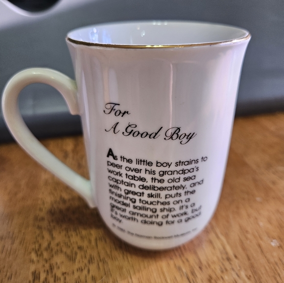 Vintage Norman Rockwell Set of 8 Cups 1982 - Picture 9 of 16